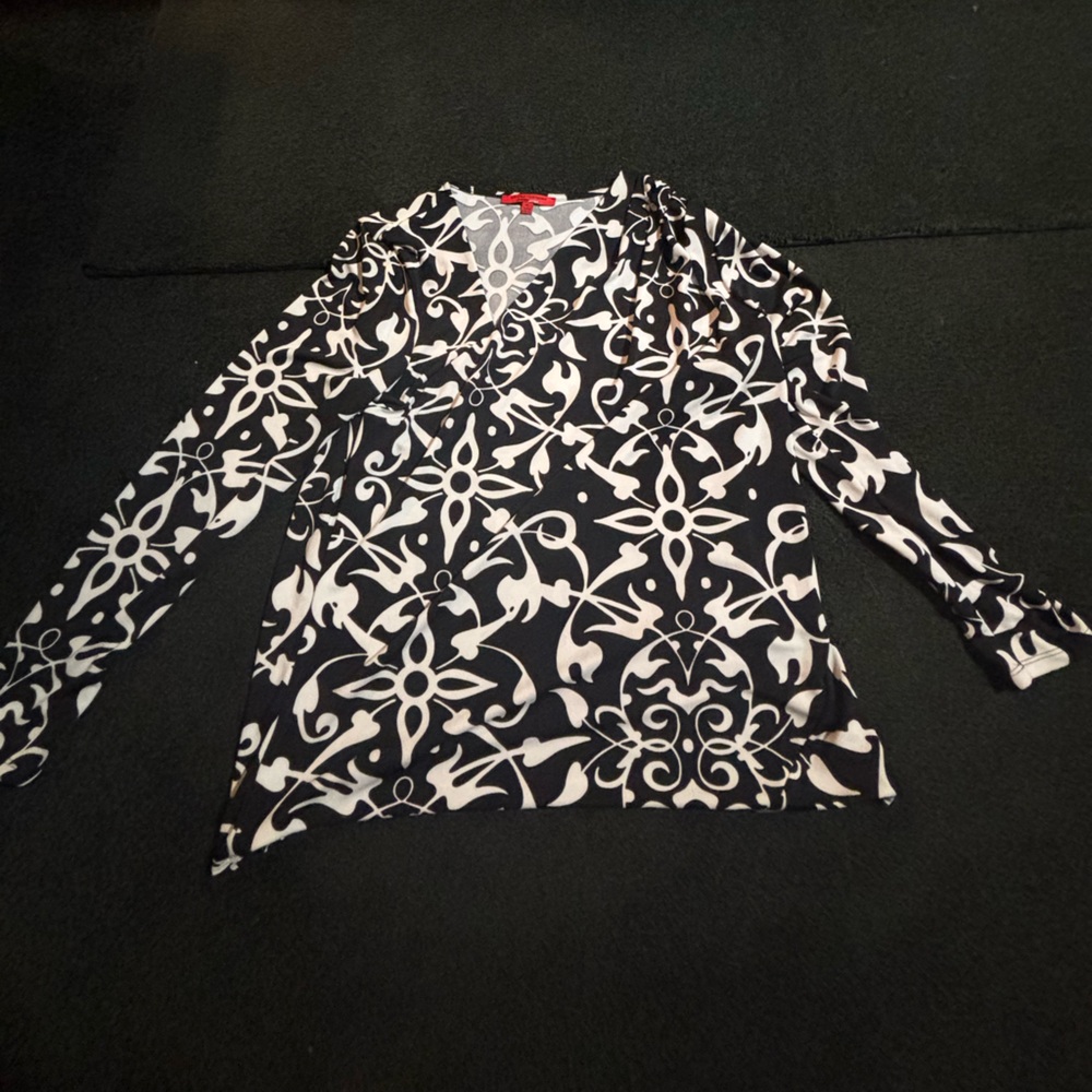 Narciso Rodriguez Monochrome Patterned Top